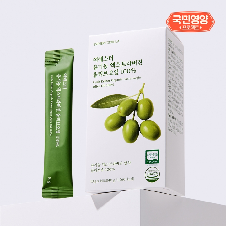 [국민영양] 여에스더 유기농 엑스트라버진 올리브오일 100%
